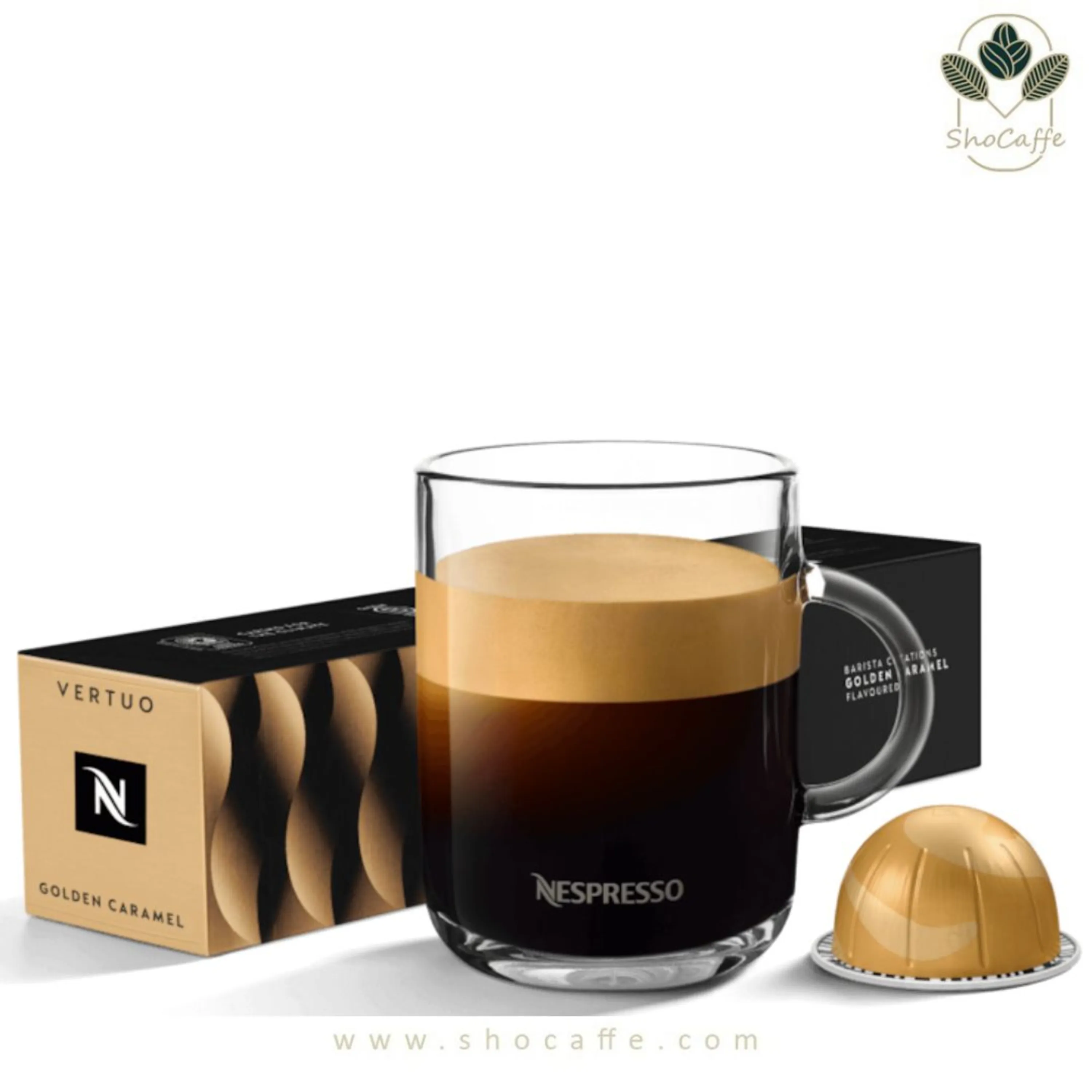 کپسول قهوه نسپرسو ورتو کارامل Mug Golden Caramel